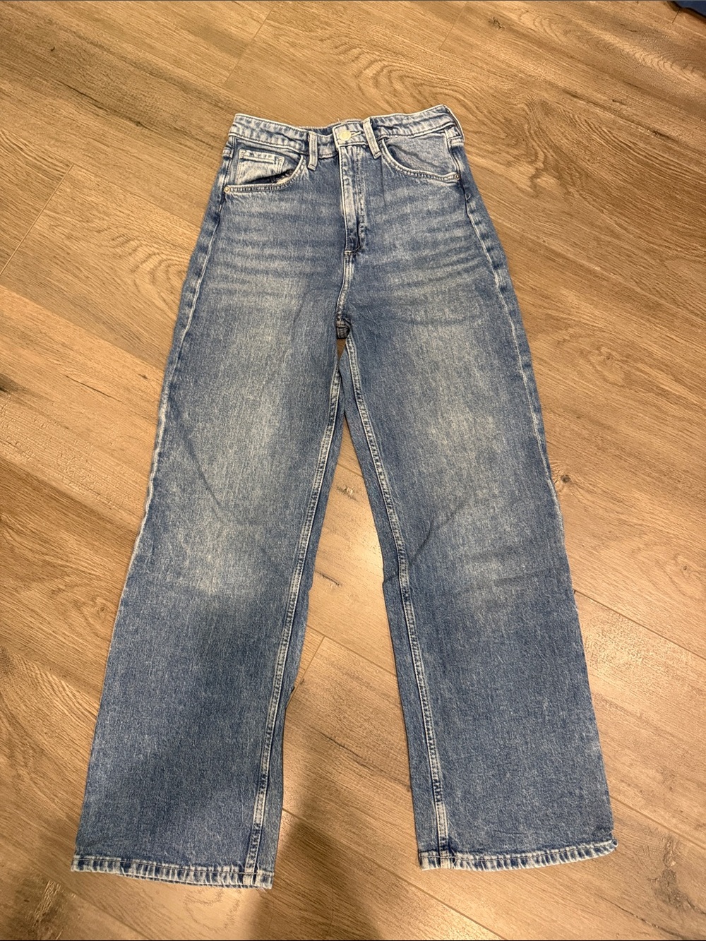 H&M Kids Blue Straight-Leg Jeans